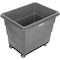Global Industrial 12 Bushel Plastic Bulk Box Truck, Steel Chassis Base, Gray, 38-2/5L x 28-9/10W x 33H 800314GY - alternate 2